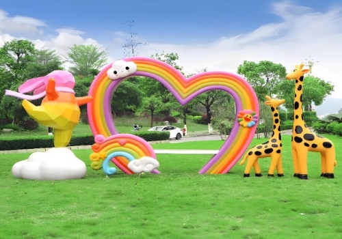 Glass fiber reinforced plastic (GFRP) sculpture and its production process